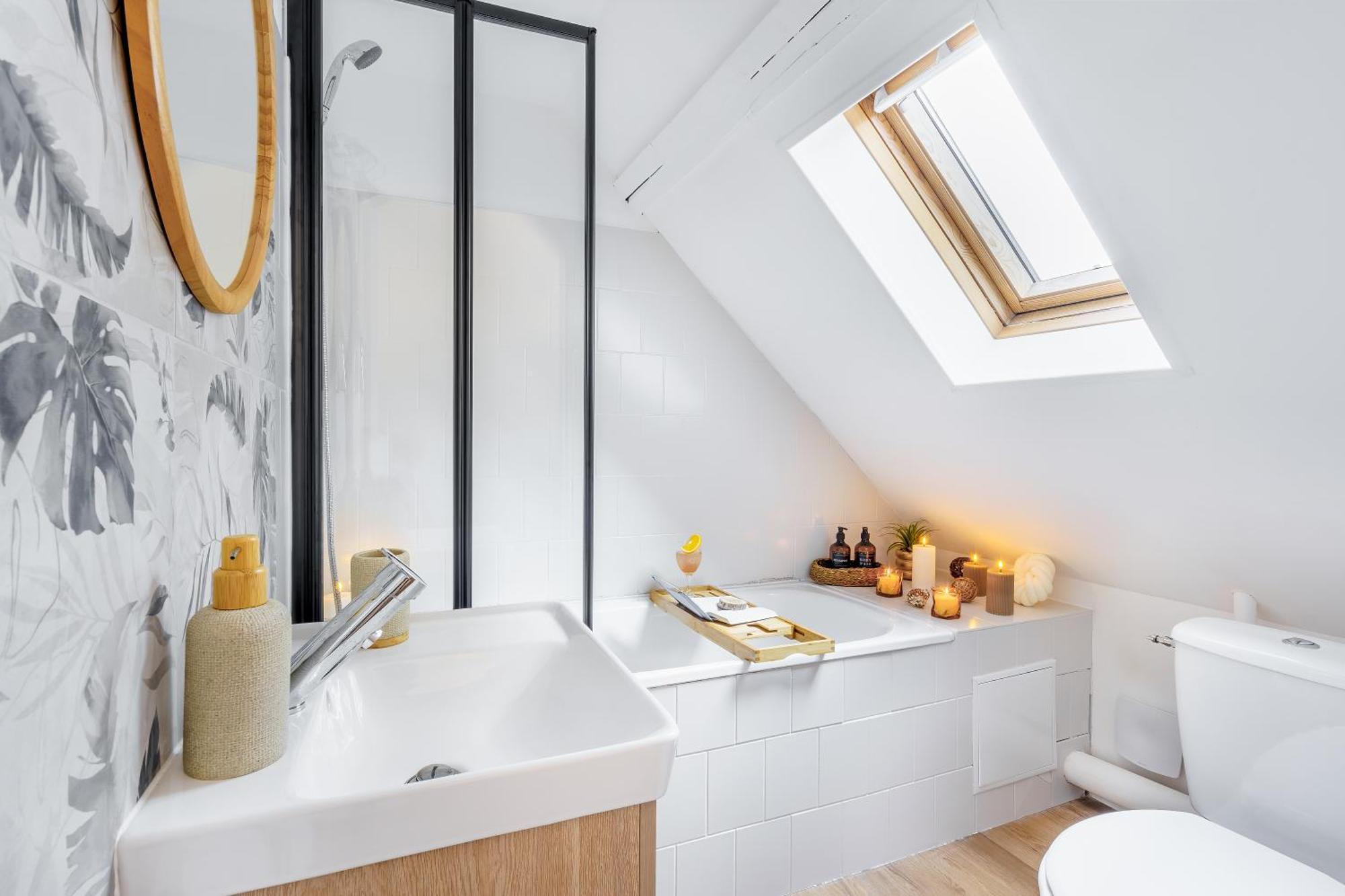 Maisonnette Bleu Horizon Avec Jardin - 2Min Gare - Serenito Homes Saint-Just-en-Chaussee Luaran gambar