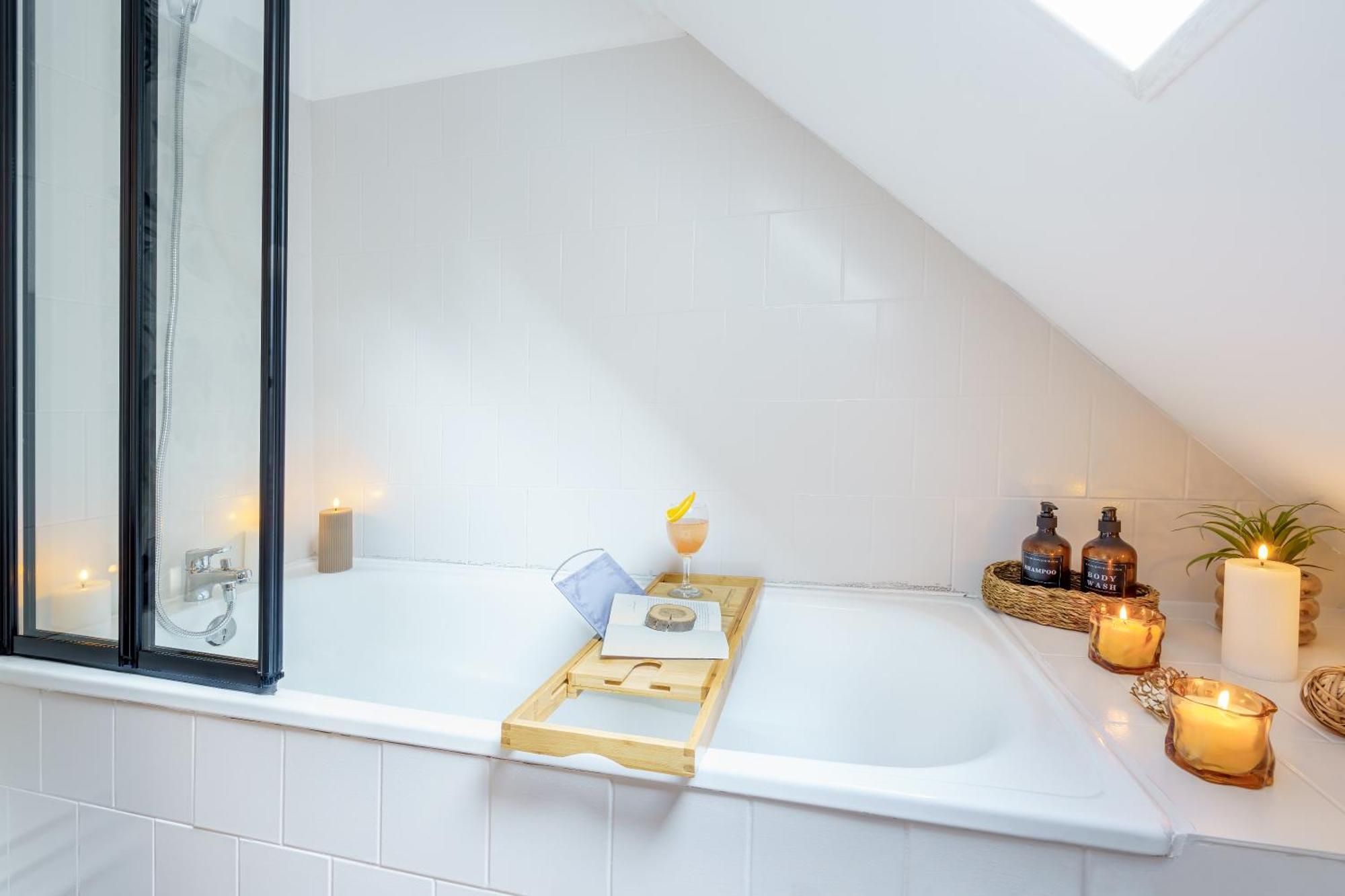 Maisonnette Bleu Horizon Avec Jardin - 2Min Gare - Serenito Homes Saint-Just-en-Chaussee Luaran gambar
